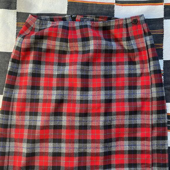 Vintage 90’s Crazy Horse Liz Claiborne Plaid Maxi Skirt. Size 14. Excellent! - Picture 2 of 10